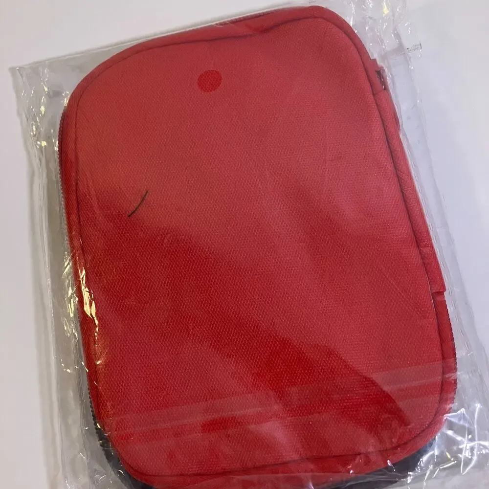 Kilyowa First Aid Pouch 2 Pack Mini Travel Organizer Red Blue Medical Emergency‎